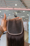 Designer Caramilk - Lace - Natural Straight - Virgin - 5x5 HD