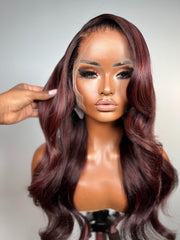 Designer Ruby - Velvet - Medium - 13x6 HD