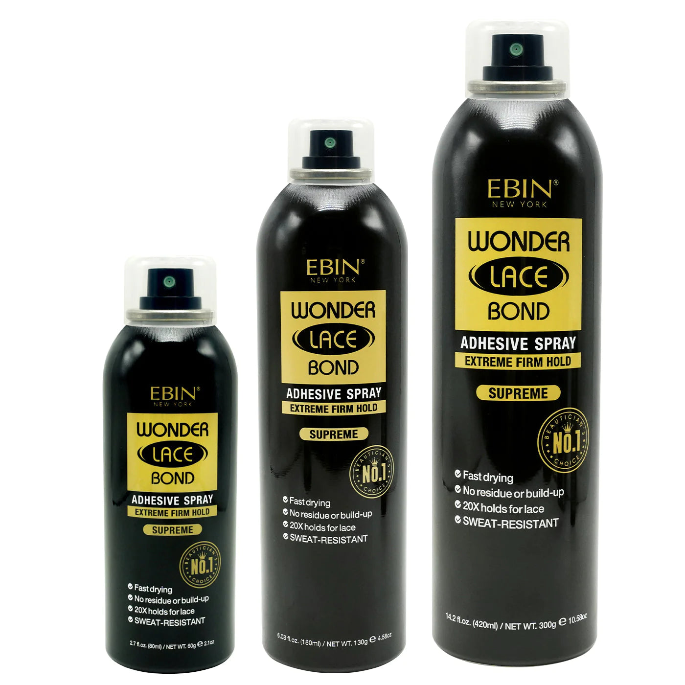 EBIN Wonder Lace Bond Adhesive Spray – Ophair