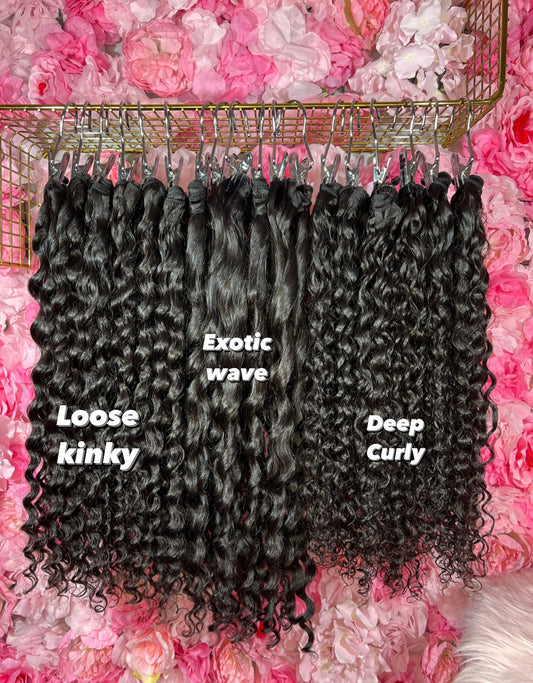 Pre-order - Curly Raw indo bundle and bundle deal