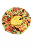 The adjustable 3 - Adjustable satin bonnet with prints