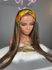 Head wrap with prints