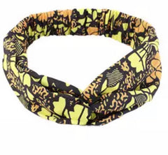Head wrap with prints