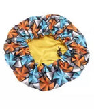 The adjustable 3 - Adjustable satin bonnet with prints