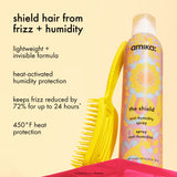 amika The Shield benefits: humidity, heat and UV protection