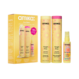 amika Forget Frizz anti-frizz trio set: shampoo, conditioner and Frizz-Me-Not treatment
