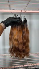 Set 5 - Natural straight x3 - Raw indo bundles custom colored