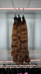 Set 4 - Natural straight x3 - Raw indo bundles custom colored