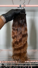 Set 2 - Wavy x3 - Raw indo bundles custom colored