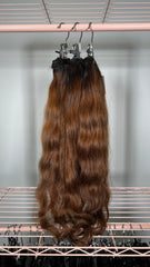 Set 4 - Natural straight x3 - Raw indo bundles custom colored