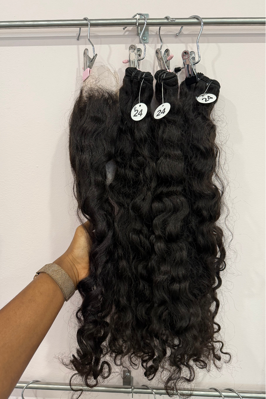 Set 4 - Raw Indian with closure