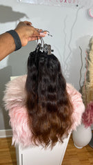 20" Wavy x3 - Raw indo bundles custom colored