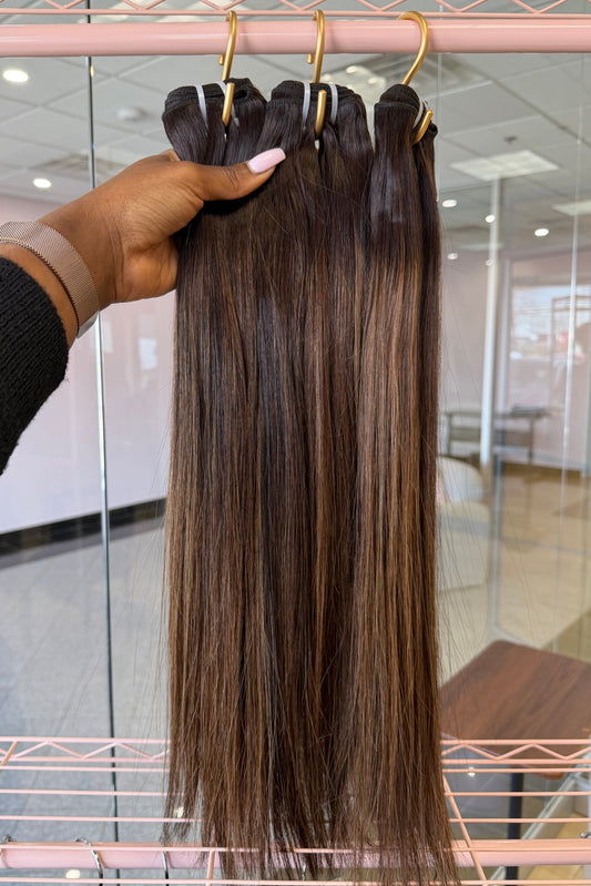 Designer Caramilk - Bundles - Natural Straight - Virgin