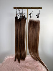 DESIGNER BUNDLES + LACE - NATURAL STRAIGHT - RAW