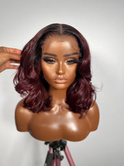 Designer Deep Spice (dark) -  5x5 HD lace - Essence Collection - Medium