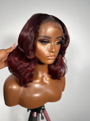 Designer Deep Spice (dark) -  5x5 HD lace - Essence Collection - Medium