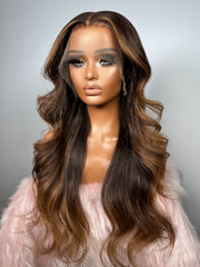 Designer Mila - Velvet Premium European - Medium - 13x6 HD with eartabs