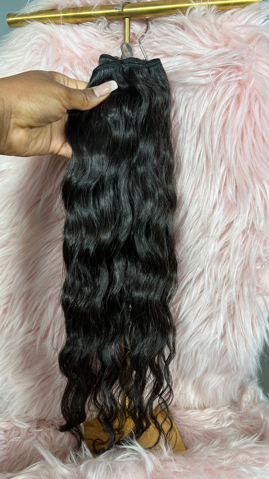 Wavy curly -  Raw indo bundle and bundle deal