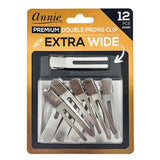 ANNIE Premium Large Double Prong Clips (24pcs/pack)