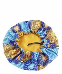 The adjustable 3 - Adjustable satin bonnet with prints