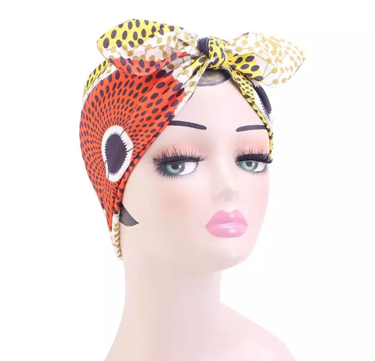 Head band with prints